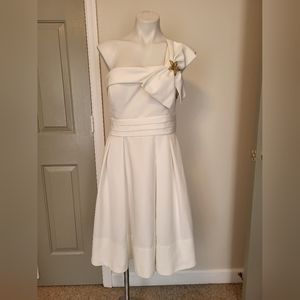 Eliza J One Shoulder Tucked Waist Dress(14)